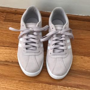 Lilac Adidas courtesy sneakers